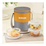 Borosil Zest 3pc Borosilicate Glass Lunchbox Set (400ml Each) at ₹339 | Flipkart Deal Borosil Zest 3pc Borosilicate Glass Lunchbox Set (400ml Each) at ₹339 | Flipkart Deal
