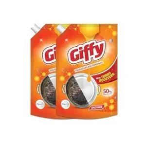 Giffy Liquid Dishwash Gel (Pack of 2) with Enzymes & Turbo Boosters at ₹239 | Amazon Deal Giffy Liquid Dishwash Gel (Pack of 2) with Enzymes & Turbo Boosters at ₹239 | Amazon Deal
