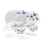 Larah by Borosil Morning Glory Silk Series Opalware Dinner Set | 47 Pieces at ₹2599 | Amazon Deal Larah by Borosil Morning Glory Silk Series Opalware Dinner Set | 47 Pieces at ₹2599 | Amazon Deal
