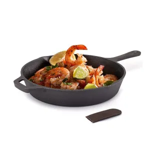 AGARO Royal Pre Seasoned Cast Iron Deep Fry Pan, 26cm at ₹979 | Amazon Deal AGARO Royal Pre Seasoned Cast Iron Deep Fry Pan, 26cm at ₹979 | Amazon Deal