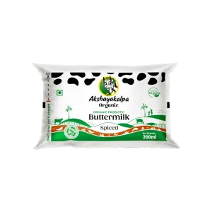 Akshayakalpa Organic Probiotic Butter Milk Spiced at ₹5 | Swiggy Instamart Deal Akshayakalpa Organic Probiotic Butter Milk Spiced at ₹5 | Swiggy Instamart Deal