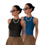 Toochki Women’s Knitted Ribbed Tank & Crop Tops (Pack of 2) – Rs. 399 Toochki Women’s Knitted Ribbed Tank & Crop Tops (Pack of 2) – Rs. 399