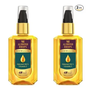 Bajaj Almond Drops Hair Serum – 3X Softer Hair – 50ml Pack of 2 Bajaj Almond Drops Hair Serum – 3X Softer Hair – 50ml Pack of 2