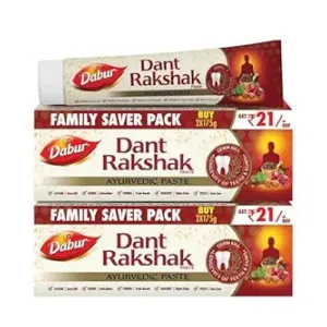 Dabur Dant Rakshak Ayurvedic Toothpaste (700g) at ₹179 | Amazon Deal Dabur Dant Rakshak Ayurvedic Toothpaste (700g) at ₹179 | Amazon Deal