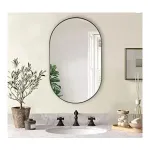 LUPPRA 12 X 18 Inches Frameless Decorative Capsule Oval Wall Mount Bathroom Mirror at ₹313 | Flipkart Deal LUPPRA 12 X 18 Inches Frameless Decorative Capsule Oval Wall Mount Bathroom Mirror at ₹313 | Flipkart Deal