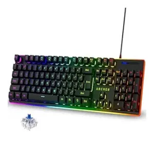 Archer Tech Lab Mechanical Gaming Keyboard with Outemu Blue Switches, Anti-Ghosting & RGB at ₹721 | Amazon Deal Archer Tech Lab Mechanical Gaming Keyboard with Outemu Blue Switches, Anti-Ghosting & RGB at ₹721 | Amazon Deal
