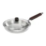 Solimo Tri-ply Frying Pan 24cm with Lid & Wooden Handle Solimo Tri-ply Frying Pan 24cm with Lid & Wooden Handle