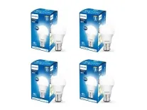 Philips 9-Watts B22 LED Cool Day White Bulb Pack of 4 at Rs.250 Philips 9-Watts B22 LED Cool Day White Bulb Pack of 4 at Rs.250