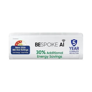 Samsung 1.5 Ton 3 Star Bespoke AI Inverter Smart Split AC at ₹27512 | Amazon Deal Samsung 1.5 Ton 3 Star Bespoke AI Inverter Smart Split AC at ₹27512 | Amazon Deal