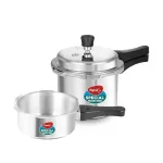 Pigeon by Stovekraft Aluminium Pressure Cooker Combo 2 Litre and 3 Litre Induction Base Outer Lid at ₹744 | Amazon Deal Pigeon by Stovekraft Aluminium Pressure Cooker Combo 2 Litre and 3 Litre Induction Base Outer Lid at ₹744 | Amazon Deal