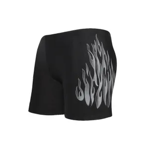 Flame Print Lightweight Dry Fit Active Wear Sport Shorts for Men Flame Print Lightweight Dry Fit Active Wear Sport Shorts for Men