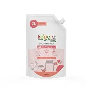 Koparo Natural Laundry Liquid Detergent 2 Litres Lily & Vanilla Fragrance at Rs.292 Koparo Natural Laundry Liquid Detergent 2 Litres Lily & Vanilla Fragrance at Rs.292