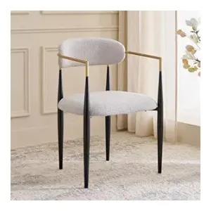 Home Centre Agatha Fabric Accent Chair – Cream Deal Home Centre Agatha Fabric Accent Chair – Cream Deal