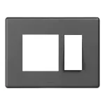 Havells Crabtree Fabio Carbon 2 module Front plate at ₹208 | Amazon Deal Havells Crabtree Fabio Carbon 2 module Front plate at ₹208 | Amazon Deal