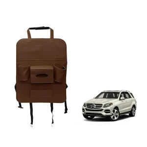 Oshotto Car Backseat Organizer Phone Holder – Multi-Pocket for Bottles, Tissue Boxes, Kids Toys – Compatible with Mercedes Benz GLE (Brown) Oshotto Car Backseat Organizer Phone Holder – Multi-Pocket for Bottles, Tissue Boxes, Kids Toys – Compatible with Mercedes Benz GLE (Brown)