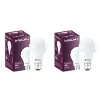 Bajaj 12W Basic Round B22 LED Bulb White Pack of 2 Bajaj 12W Basic Round B22 LED Bulb White Pack of 2