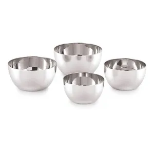 Neelam Stainless Steel 250ml Vati Set of 4 – Dinner Bowl Katori Neelam Stainless Steel 250ml Vati Set of 4 – Dinner Bowl Katori