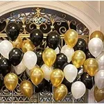 AMFIN Metallic Balloons (Black, Golden, White) – Rs. 160 AMFIN Metallic Balloons (Black, Golden, White) – Rs. 160