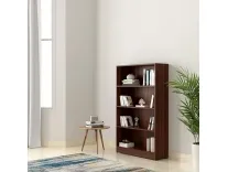Solimo Glanville Bookcase with 4 Shelves (Walnut) Rs. 2239 – Amazon Deal Solimo Glanville Bookcase with 4 Shelves (Walnut) Rs. 2239 – Amazon Deal