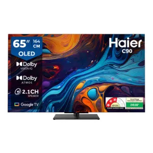 Haier C90 65 Inch OLED 4K Smart Google TV at ₹141240 | Flipkart Deal Haier C90 65 Inch OLED 4K Smart Google TV at ₹141240 | Flipkart Deal