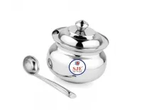 Sjeware Stainless Steel Ghee Pot – Silver Rs. 171 – Amazon Sjeware Stainless Steel Ghee Pot – Silver Rs. 171 – Amazon