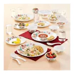 Larah By Borosil Ayana Silk Series Opalware Dinner Set with Glasses, 40 Pieces at ₹1770 | Amazon Deal Larah By Borosil Ayana Silk Series Opalware Dinner Set with Glasses, 40 Pieces at ₹1770 | Amazon Deal