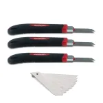 AGARO Ret retractable Heavy Duty 18 mm Cutter Utility Knife (Set of 3) with Extra Blades at ₹347 | Amazon Deal AGARO Ret retractable Heavy Duty 18 mm Cutter Utility Knife (Set of 3) with Extra Blades at ₹347 | Amazon Deal