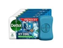 Dettol Icy Cool Soap 5-Pack – Rs. 139 Dettol Icy Cool Soap 5-Pack – Rs. 139