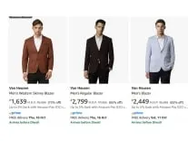 Van Heusen Mens Jackets & Blazers: Up to 73% Off From Rs. 2189 – Amazon Van Heusen Mens Jackets & Blazers: Up to 73% Off From Rs. 2189 – Amazon