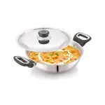 Anjali Stainless Steel Pro Kadai with Lid 2.5 LTR Induction & Gas Base at ₹544 | Amazon Deal Anjali Stainless Steel Pro Kadai with Lid 2.5 LTR Induction & Gas Base at ₹544 | Amazon Deal