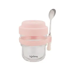 Lifelong 430ml Oatmeal Mug with Lid and Spoon Lifelong 430ml Oatmeal Mug with Lid and Spoon