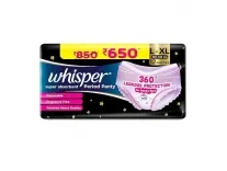 Whisper Period Panty L-XL – Rs. 297 Whisper Period Panty L-XL – Rs. 297