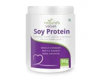 Natures Velvet Soy Protein 300 gms Pack of 1 at Rs.250 Natures Velvet Soy Protein 300 gms Pack of 1 at Rs.250