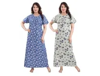Fabme Women’s Printed Cotton Nightdress – Rs. 249 Fabme Women’s Printed Cotton Nightdress – Rs. 249