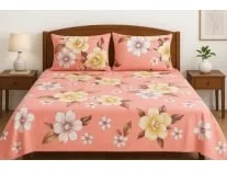 P S COLLECTIONS Cotton Floral Bedsheet Pack at Rs 80 P S COLLECTIONS Cotton Floral Bedsheet Pack at Rs 80