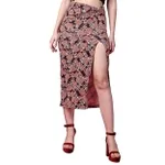 POPWINGS Print Twist Knot Slit Skirt – Rs. 394 POPWINGS Print Twist Knot Slit Skirt – Rs. 394