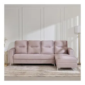 Home Centre Corner Sofa Beige Fabric – 1 Year Warranty Home Centre Corner Sofa Beige Fabric – 1 Year Warranty