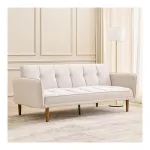 Home Centre 3-Seater Fabric Sofa Bed Brown Home Centre 3-Seater Fabric Sofa Bed Brown