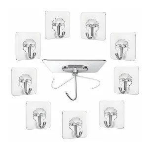 JIALTO 10 Pcs Adhesive Heavy Duty Nail Free Hooks at ₹99 | Amazon Deal JIALTO 10 Pcs Adhesive Heavy Duty Nail Free Hooks at ₹99 | Amazon Deal