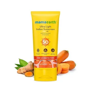 Mamaearth Ultra Light Indian Sunscreen SPF 50 PA ++++ at ₹189 | Amazon Deal Mamaearth Ultra Light Indian Sunscreen SPF 50 PA ++++ at ₹189 | Amazon Deal