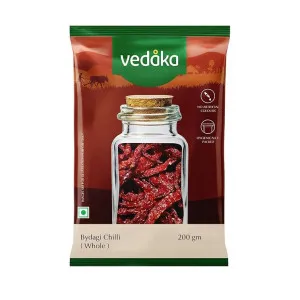 Vedaka Bydagi Chilli, 200g at ₹74 | Amazon Deal Vedaka Bydagi Chilli, 200g at ₹74 | Amazon Deal
