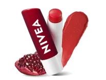 NIVEA Shine Caring Lip Balm Pomegranate Red 4.8G Rs 132 NIVEA Shine Caring Lip Balm Pomegranate Red 4.8G Rs 132