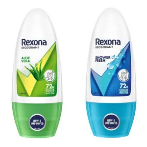 Rexona Aloe Vera Shower Fresh Roll On Deodorant – Women 100ml Pack of 2 Rexona Aloe Vera Shower Fresh Roll On Deodorant – Women 100ml Pack of 2