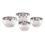 Neelam Stainless Steel 250ml Vati Set of 4 – Dinner Bowl Katori Neelam Stainless Steel 250ml Vati Set of 4 – Dinner Bowl Katori