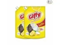 Giffy Liquid Dishwash Gel 900ml Pack of 2 – Rs. 239 Giffy Liquid Dishwash Gel 900ml Pack of 2 – Rs. 239