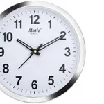 Matiz Round Wall Clock Silver Color – Rs. 153 Matiz Round Wall Clock Silver Color – Rs. 153
