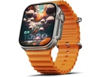 GOBOULT Crown Smartwatch Orange Strap at Rs 1099 GOBOULT Crown Smartwatch Orange Strap at Rs 1099