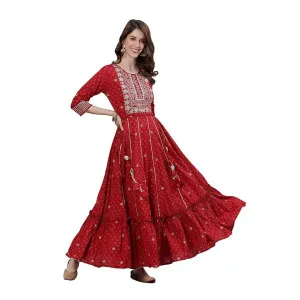 ishin Women Cotton Regular Fit Anarkali Kurta at ₹759 | Amazon Deal ishin Women Cotton Regular Fit Anarkali Kurta at ₹759 | Amazon Deal