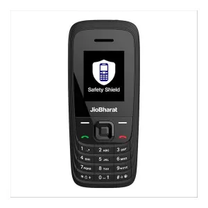 JIO JioBharat V4 4G Keypad Phone – Safety Shield, JioTV, UPI – Black JIO JioBharat V4 4G Keypad Phone – Safety Shield, JioTV, UPI – Black