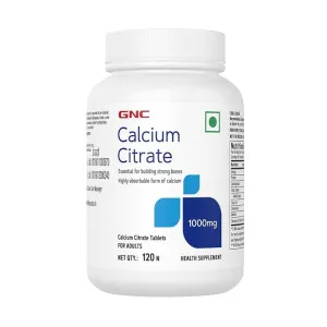 GNC Calcium Citrate 1000mg (120 Tablets) at ₹299 | Amazon Deal GNC Calcium Citrate 1000mg (120 Tablets) at ₹299 | Amazon Deal
